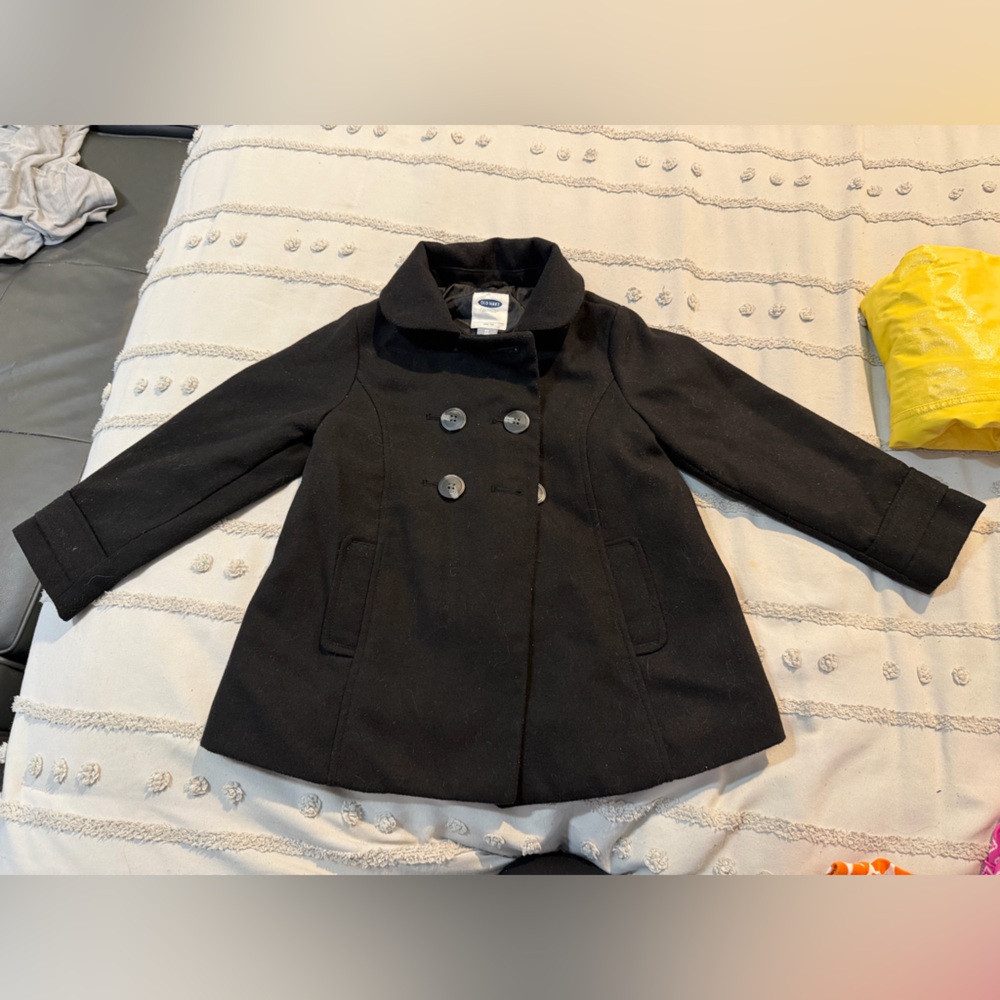 Old Navy Black Peacoat